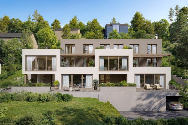 Neubau an attraktiver Hanglage 3.5 Gartenwohnung Seon