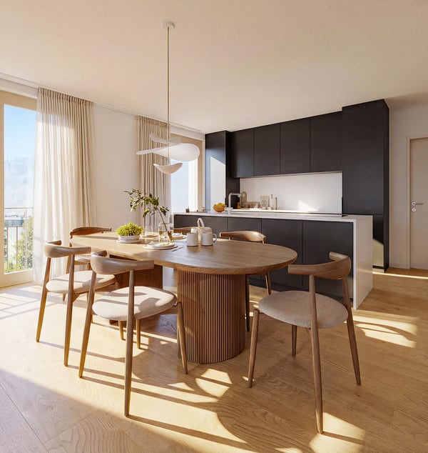 4.5-Zimmer-Neubauwohnung an erhöhter Lage mit Aussicht auf Seon