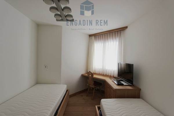 Pied-à terre in St. Moritz Möblierte 3-Zi-Wohnung in Jahresmiete 5
