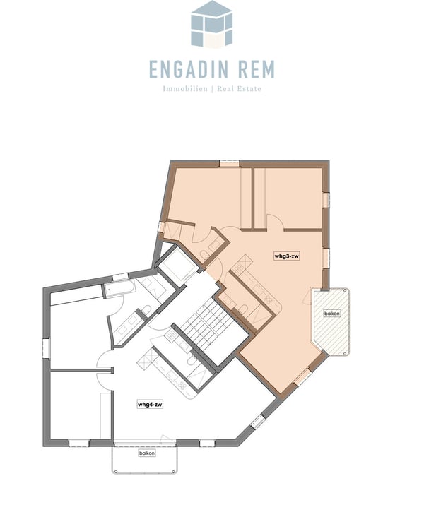 3.5-Zimmer-Zweitwohnung mit extra Raumhöhe 6