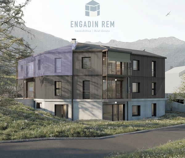 3.5-Zimmer-Zweitwohnung mit Blick ins Val Roseg 1