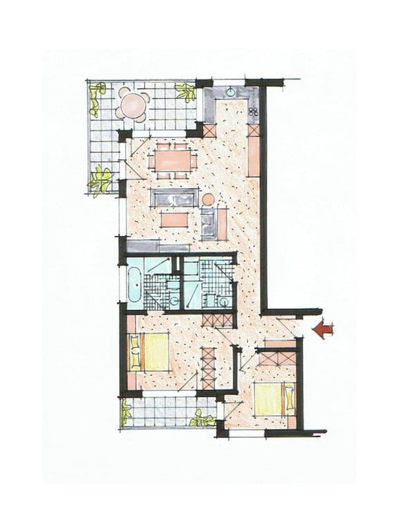 Wohnen wie im Hotel - vollausgestattete 1.5-Zimmer-Wohnung im Service-Wohnpark Freihofmatte 2