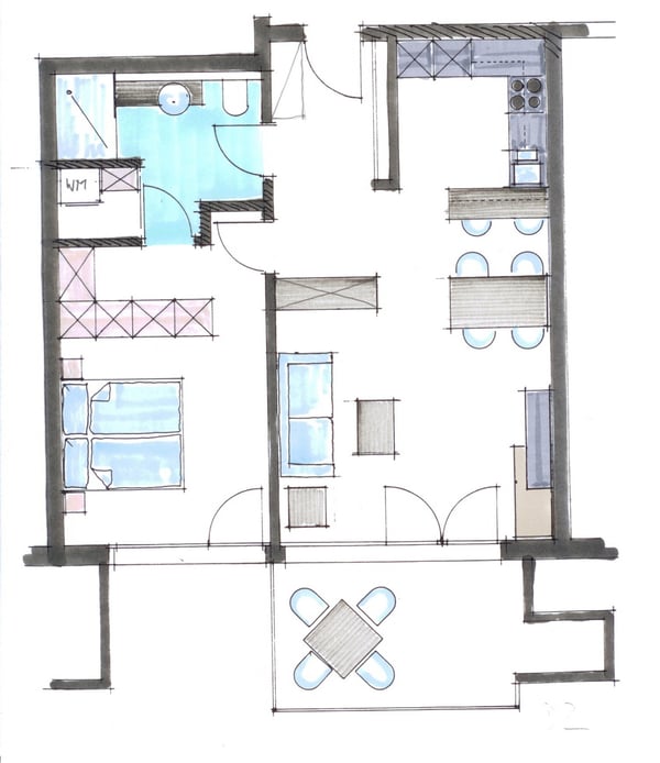 Gartenwohnung mit Wintergarten und Service 15