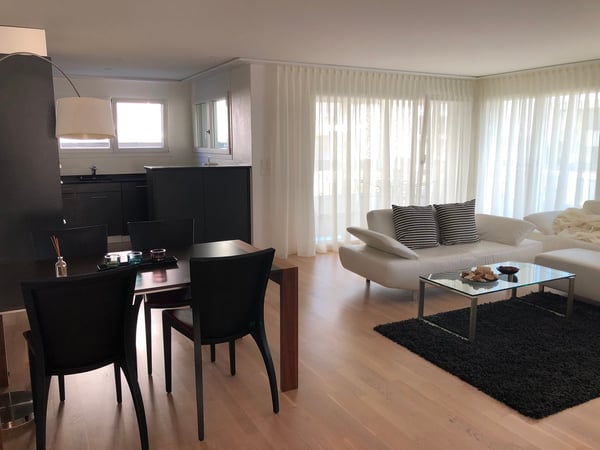 Wohnen wie im Hotel - Möblierte 3,5-Zimmer-Wohnung im Service-Wohnpark Freihofmatte 2
