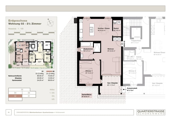 Neubau: Moderne 2.5 Zimmer-Wohnung im Erdgeschoss mit Gartenanteil 4