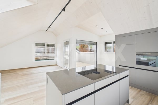 NEUBAU! Superschöne 1.5 Zimmer Dach-Maisonettewohnung mit Balkon in Lachen SZ zu mieten! 3