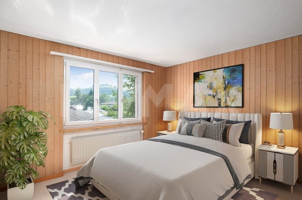 1.5-Zimmer-Doppeleinfamilienhaushälfte mit viel Charme und grossem Garten! Gelegenheit! 12