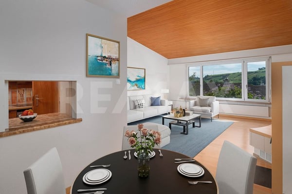 1.5-Zimmer-Doppeleinfamilienhaushälfte mit viel Charme und grossem Garten! Gelegenheit! 9