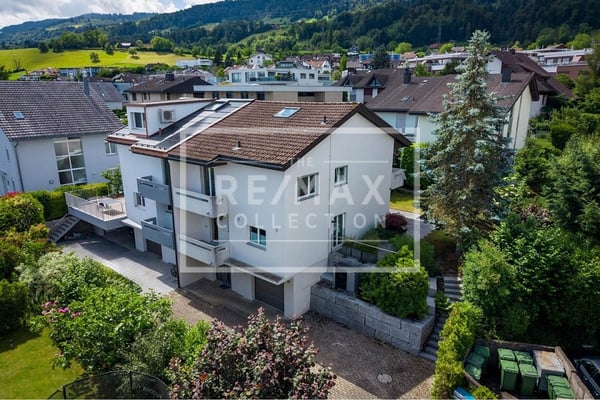Familienfreundliches 5.5 Zimmer Doppeleinfamilienhaus mit Gartenidylle in Altendorf zu kaufen! 2