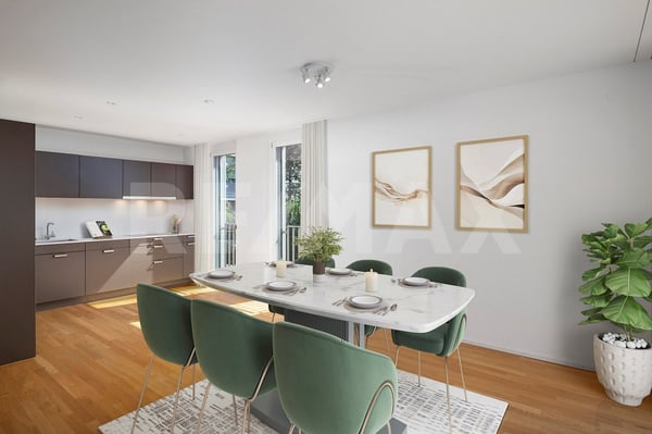2.5-Zimmerwohnung mit hochwertigem Ausbau und sonnigem Balkon in Lachen SZ zu kaufen! 5