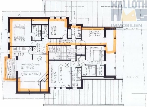Wunderbare Dachwohnung mit Blick nach Süden 12
