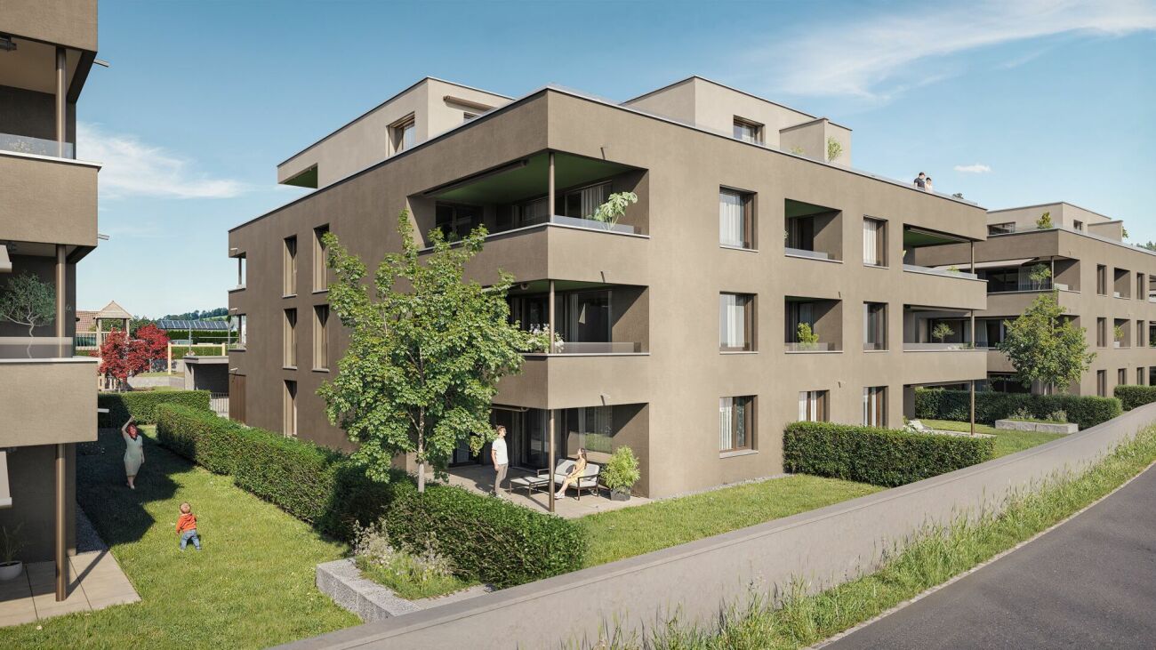Progetto di costruzione nuova Quattro Corone - Appartamenti mansardati 3,5 locali