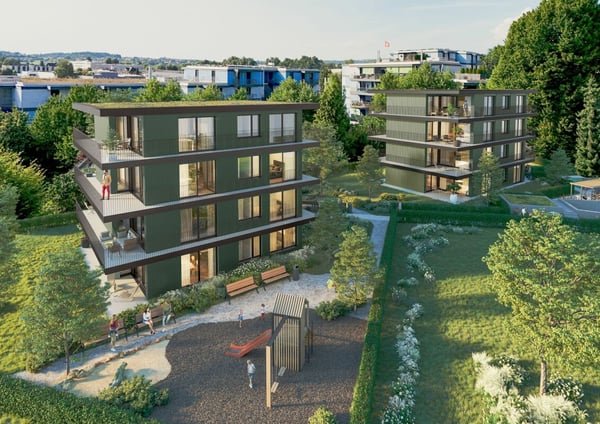 Quadro-Vista Wetzikon 1.5 Zimmerwohnung A2 3