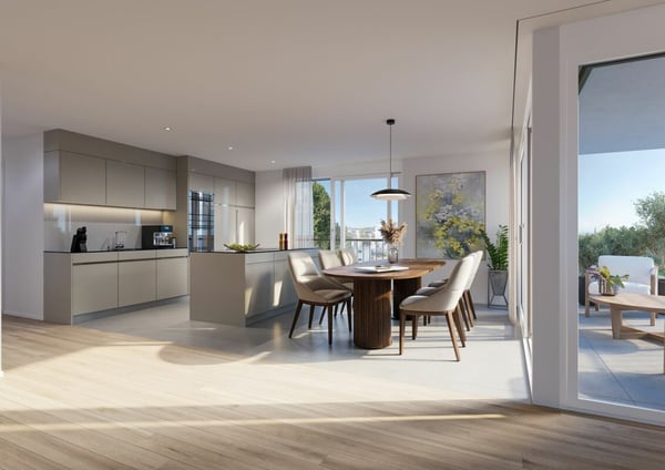 Quadro-Vista Wetzikon 4.5 Zimmerwohnung B1 4