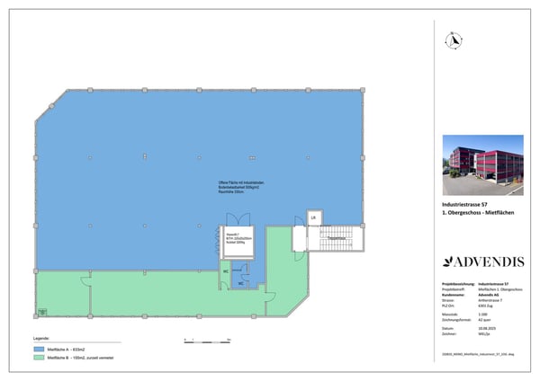 1960 m2 Gewerbe-/Bürofläche mit Warenlift und Rampen 15