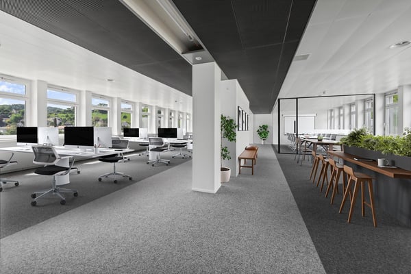 sofort Arbeiten im DGNB-Gold-zertifizierten Bürogebäude direkt am Trafoplatz in Baden 2