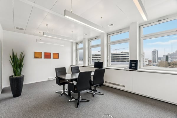arbeiten in DGNB-Gold-zertifizierten ausgebauten Büroräumen direkt beim Trafoplatz in Baden 3