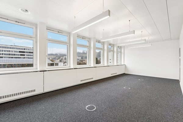 arbeiten in DGNB-Gold-zertifizierten ausgebauten Büroräumen direkt beim Trafoplatz in Baden 10