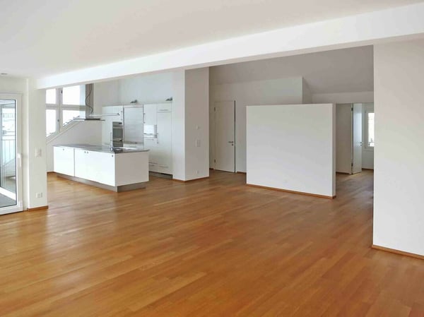 Grosszügige 1.5-Zimmer-Dachwohnung mit hohen Decken, Terrasse und einmaligem Bergpanorama 2