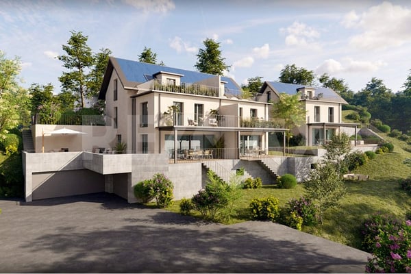 So lebt man heute stilvolle 1.5-Zimmer-Doppelhaushälften im Neubau 1