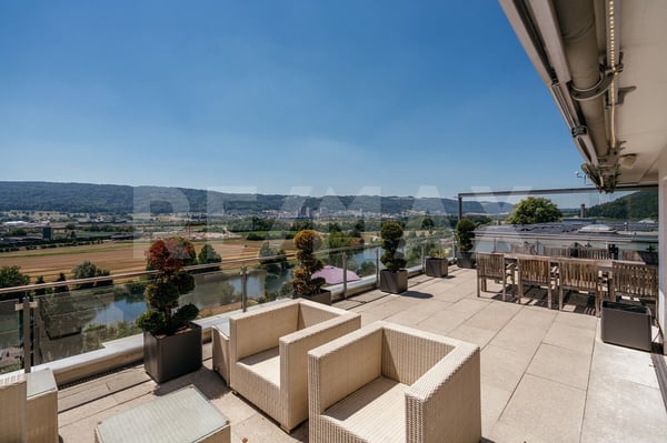 Exklusive 3½-Zimmer-Terrassenwohnung mit traumhafter Aussicht