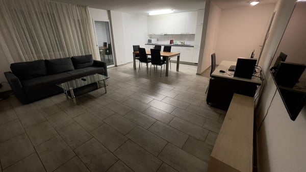 Zu vermieten: Möblierte, Parterre 2.5 Zi-W. eigenem Waschraum, rollstuhlgängig 17