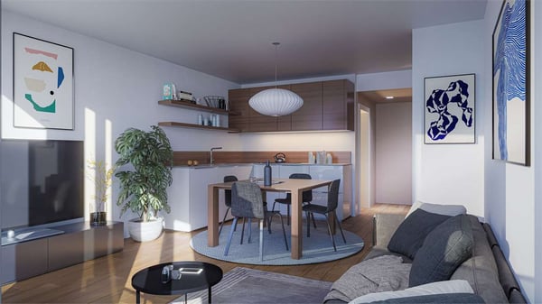 Appartamento Ammobiliato a Paradiso 3