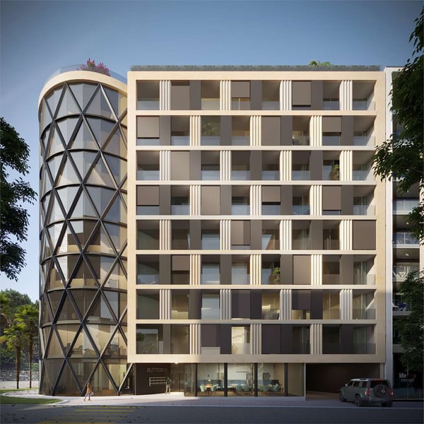 Negozio con vetrina - Residenza Butterfly Paradiso | artprojekt 2