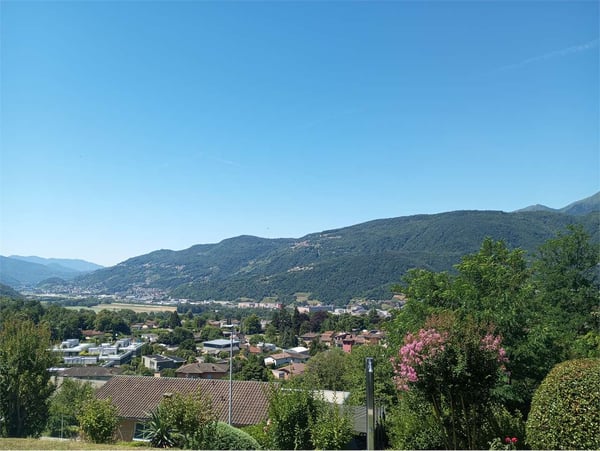 Comano - Elegante appartamento 2.5 locali con piscina e vista panorami 6