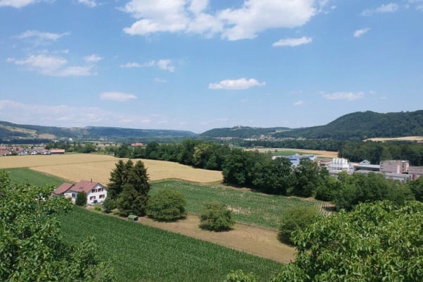 874 m² Bauland-Parzelle, sehr sonnige Quartierlage, oberhalb der Aare 1