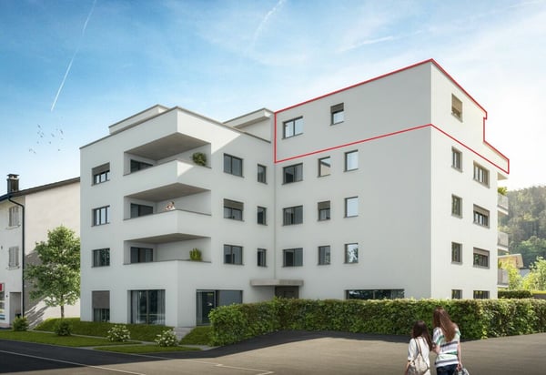 NEUBAU! 3½-Zimmer-Attika-Wohnung 4.OG 2