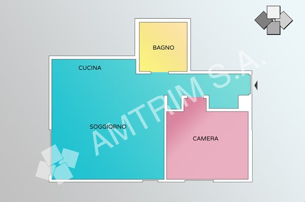 Modernes 2.5-Zimmer-Wohnung in Chiasso - Vermietungsmöglichkeit 3