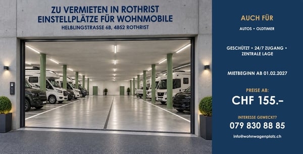 Einstellplätze in Rothrist – sicher, zentral und jederzeit zugänglich