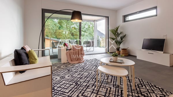 Moderne Räume - 1.5 Zimmer in einer exklusiven Residenz am Stadtrand | Spazi Moderni - 1.5 Locali in Residenza Esclusiva ai Confini della Città 1