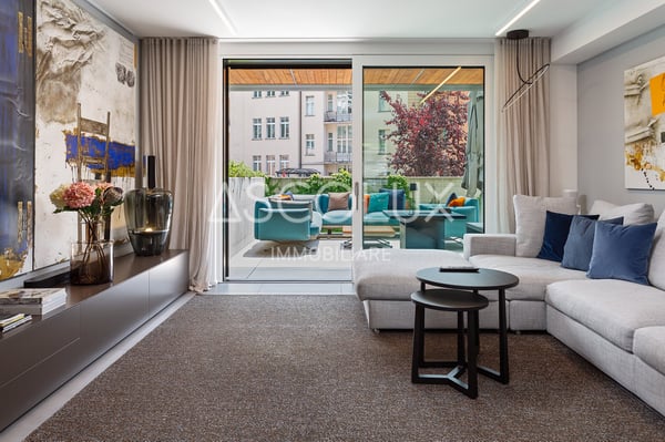 Esclusivo appartamento con giardino di 1.5 locali con climatizzazione completa | Exklusive 1.5-Zimmer-Gartenwohnung mit vollständiger Klimatisierung 7