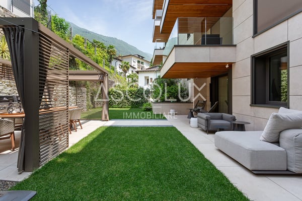 Esclusivo appartamento con giardino di 1.5 locali con climatizzazione completa | Exklusive 1.5-Zimmer-Gartenwohnung mit vollständiger Klimatisierung 4