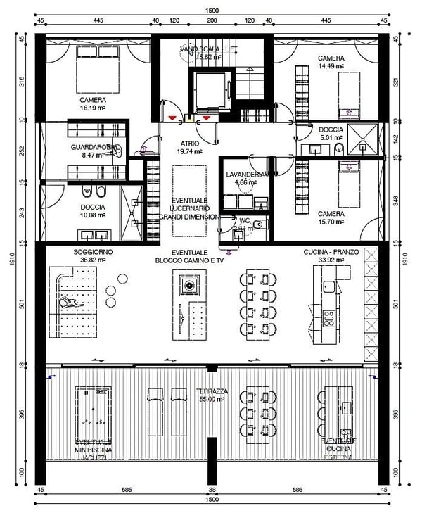 Exklusive Attikawohnung mit grosser gedeckter Terrasse – 4 Parkplätze inklusive 11