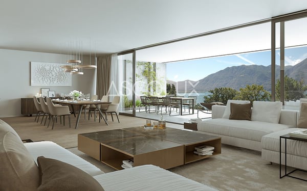 Eleganz, Design und Luxus: Geräumige 4,5-Zimmer-Wohnung mit Terrasse und herrlichem Seeblick 11