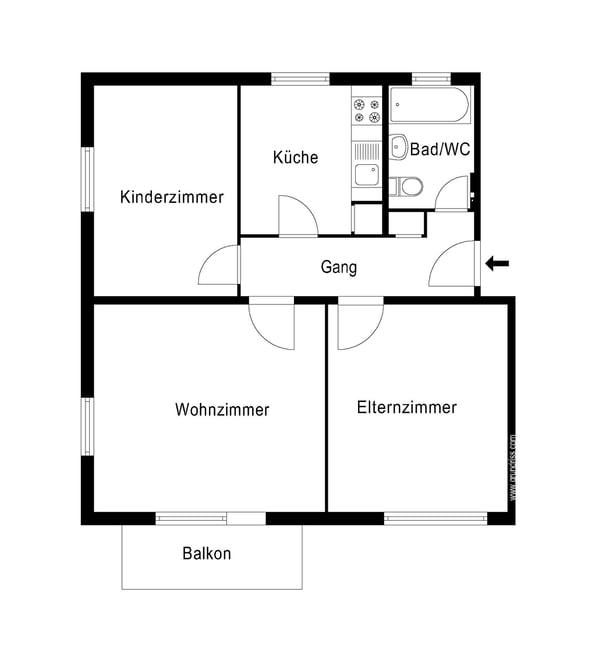 1-Zimmer-Wohnung in Schaffhausen 7