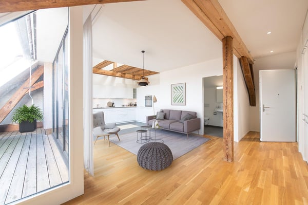 Charmante 1.5 Zimmer-Maisonette-Wohnung in Schaffhausen 2