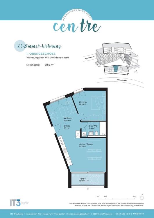 Moderne 2.5-Zimmer-Wohnung im Herzen von Neuhausen! 9