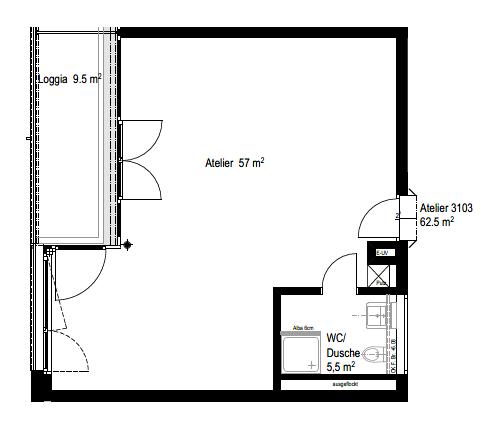 Atelier/Studio in Schwamendingen zu vermieten! 6