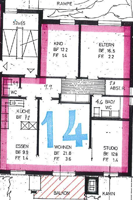 Befristet bis 28.02.2030 / 4.5 Zimmerwohnung in Tann 7