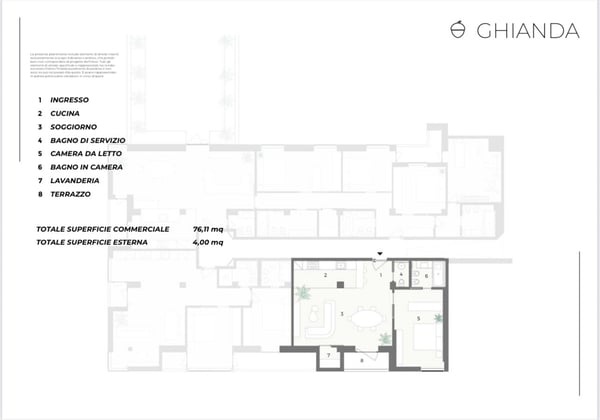 SPAZIOSO 1.5 LOCALI RISTRUTTURATO CON LOGGIA A CASSARATE 6