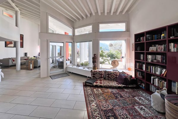 VILLA 1.5 CON PISCINA E VISTA PANORAMICA A LUGANO CADRO 5