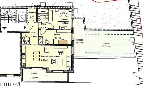 AFFITTASI 1.5 LOC. CON GIARDINO VISTA LAGO A BOSCO LUGANESE 10