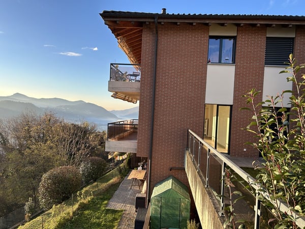 AFFITTASI 1.5 LOC. CON GIARDINO VISTA LAGO A BOSCO LUGANESE 1