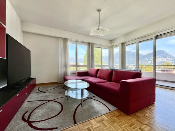 AFFITTASI ATTICO 1.5 IN RESIDENZA CON PISCINA A LUGANO 1