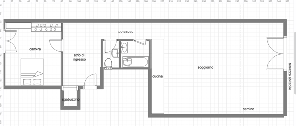 AFFITTASI LUMINOSO BILOCALE CON VISTA LAGO E PISCINA A CADRO 10