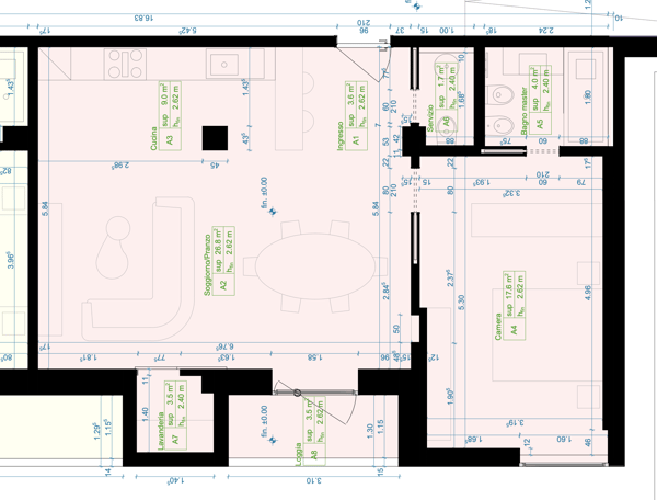 SPAZIOSO 1.5 LOCALI RISTRUTTURATO CON LOGGIA A CASSARATE 5